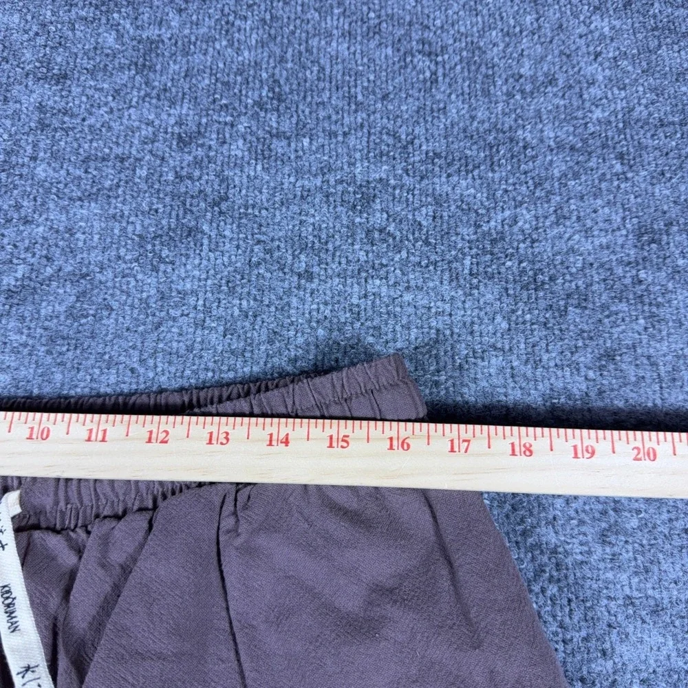 Kidoriman Mens XL Brown Cotton Jogger Pants Elastic Waist Drawstring Tapered NWT